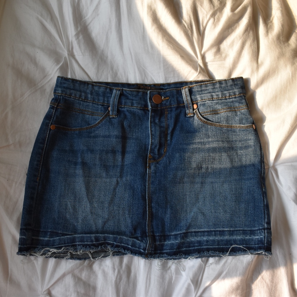 Forever 21 Jean Skirt